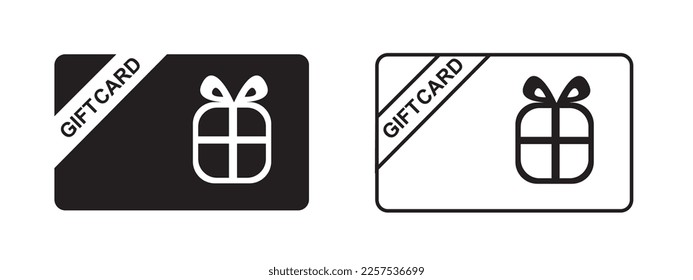 Gift card icon vector illustration