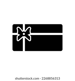 icono de tarjeta de regalo, vector de regalo, ilustración de tarjeta