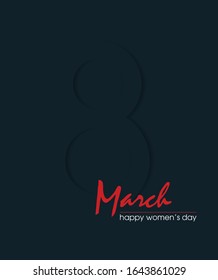 Gift card for International Women s Day March 8. EPS