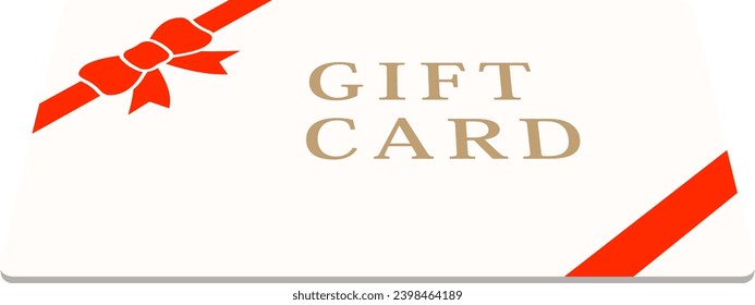 Geschenkkarte einzelne Vektorgrafik