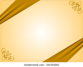 gift card with ornament and gold ribbon