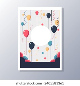 gift card party illustration vector