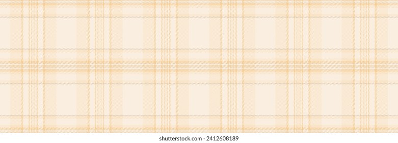 Gift card pattern texture textile, underwear fabric seamless plaid. Weave vector background tartan check in light and amber color.