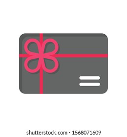 gift card related to black Friday vector to flat design