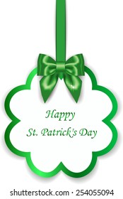 Gift card with silk bow