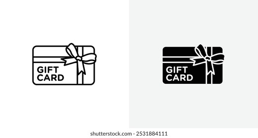 Gift card vecor icon set. Stock vector illustrator. EPS 10