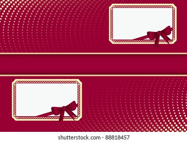 gift card. Vector Illustration
