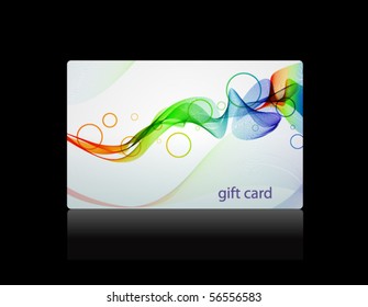 Gift card,eps10 format