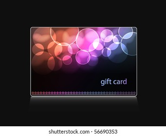 Gift card,eps10 format