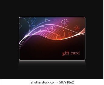 Gift card,eps10 format