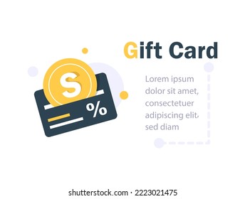 Gift card,redeem present box, more discount, perks concept,loyalty program, earn points