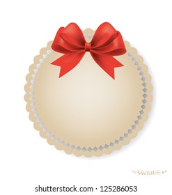 Tarjetas de regalo e invitaciones. Ilustración vectorial.