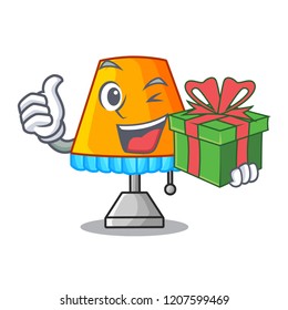 With gift cartoon decorative table lamp in living room