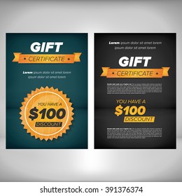 Gift certificate design