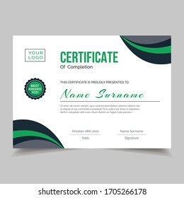 Gift certificate, diploma, template background, modern geometric design Vector illustration 10
