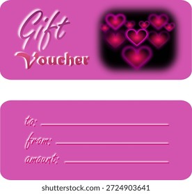 Gift Certificate Template – Printable Valentine Gift Voucher