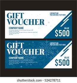 Gift certificateVector illustration, Gift voucher colorful pattern
