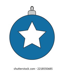Gift christmas snow vector icon