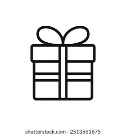 Gift commerce icon vector basic design simple and modern concept template