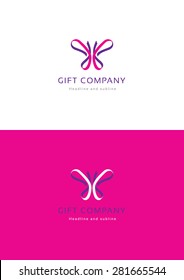 Gift company logo teamplate.