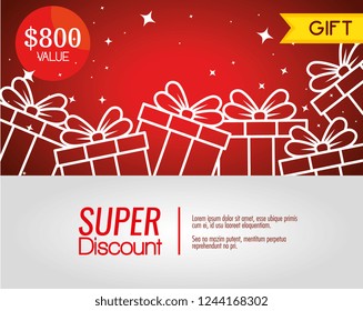 gift coupon discount with special sale