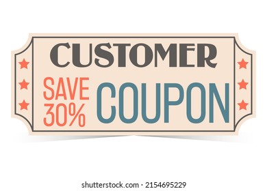 Gift coupon template, promo code to save money.