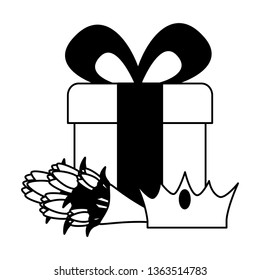 gift crown bouquet