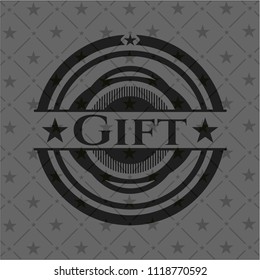Gift dark badge