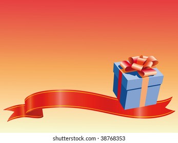 Gift and decorations for this background for Christmas
