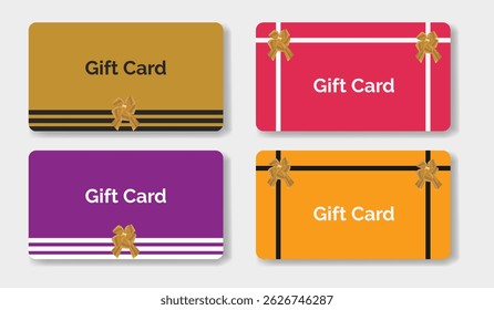 Gift decorative frame card template design
