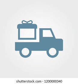 Gift delivery icon