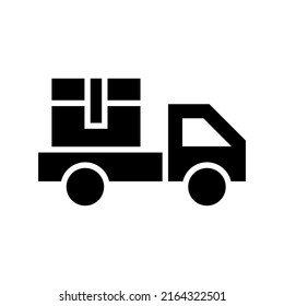 gift delivery icon or logo isolated sign symbol vector illustration - high quality black style vector icons
