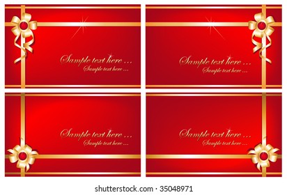 Gift design with copy space.