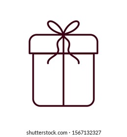 Gift design, happy birthday celebration decoration party festive and surprise theme Vector illustration