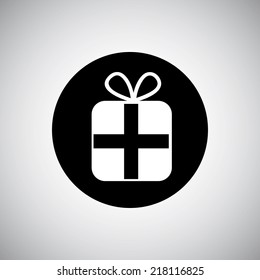 Gift design over white background , vector illustration