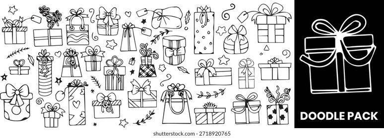 REGALO DOODLE PACK BLANCO Y NEGRO