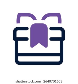 gift duotone icon. Sleek and modern vector icon for websites, mobile apps, marketing materials, and corporate design. Fully scalable and ready to use.