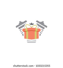 Gift Engine Logo icon Design