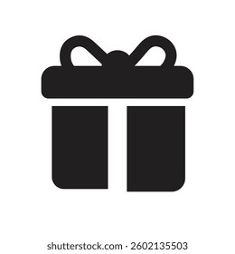 Gift filled icon illustration  Vector.