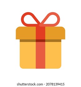 ilustración de vector de clipart plana de regalo