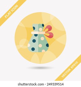 Gift flat icon