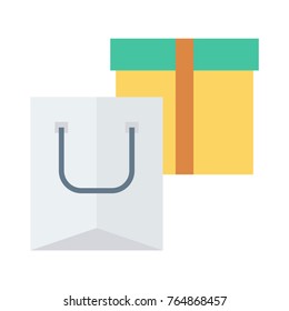 gift flat icon