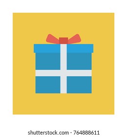 gift flat icon