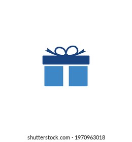 Gift flat icon vector for computer, web and mobile app 