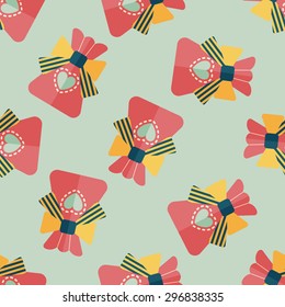 Gift flat icon,eps10 seamless pattern background