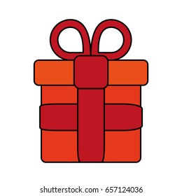 gift flat illustration