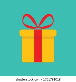 gift flat vector gifts sign