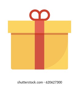 Gift Flat Vector Icon