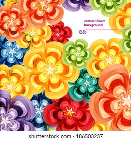 Fondo de diseño floral de regalo.