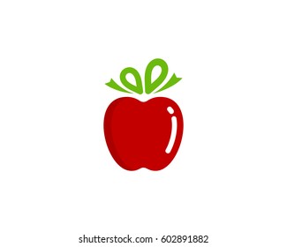 Gift Fruit Logo Design Element